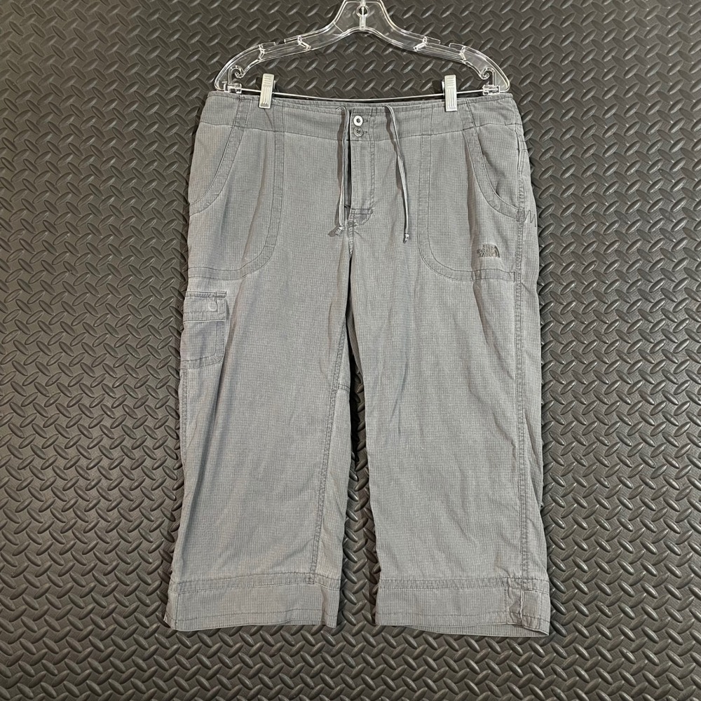 The North Face Gray Capri Pants Hiking Walking Active Outdoor Women's Size 12